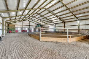 View of riding arena