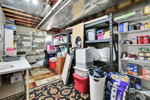 View of storage area