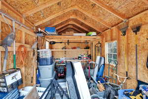 View of storage area