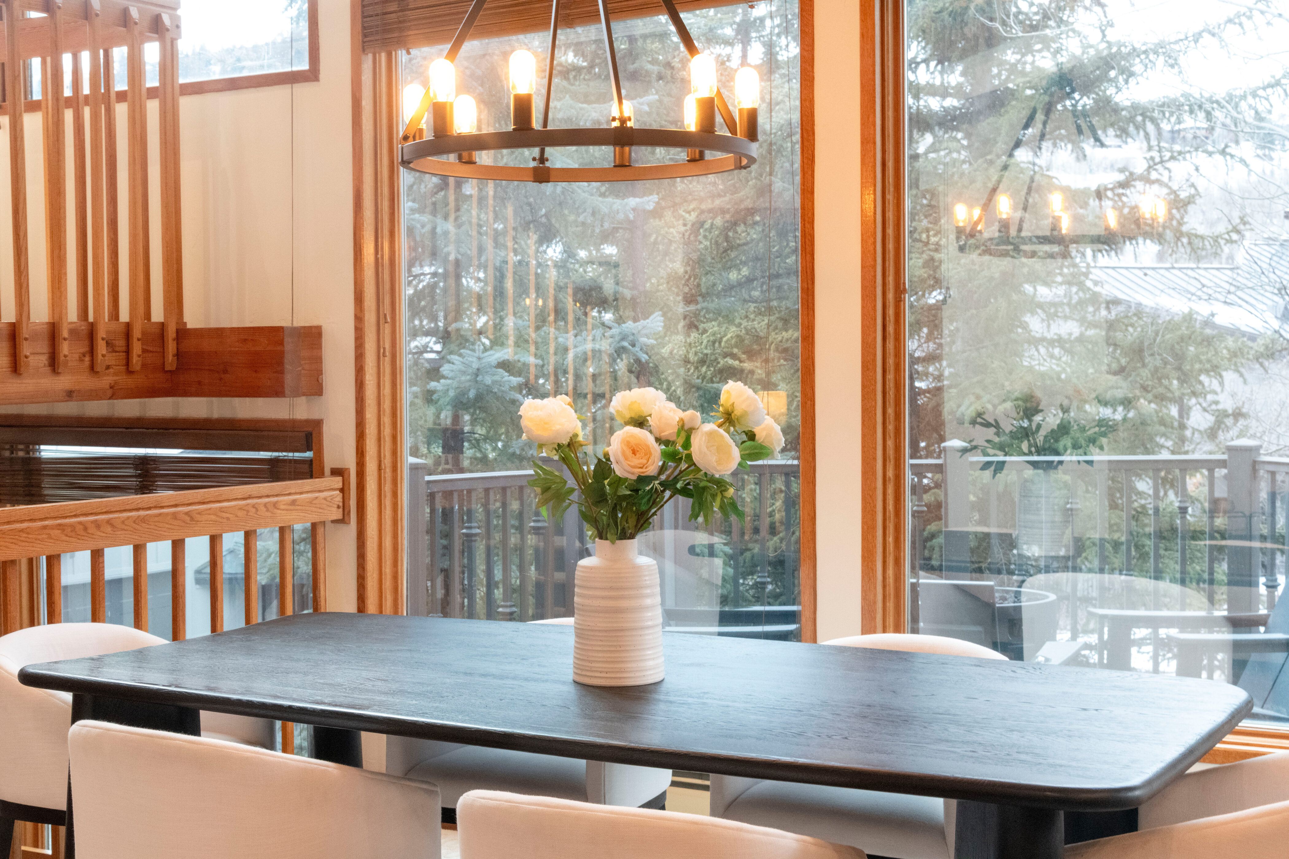 View of dining area