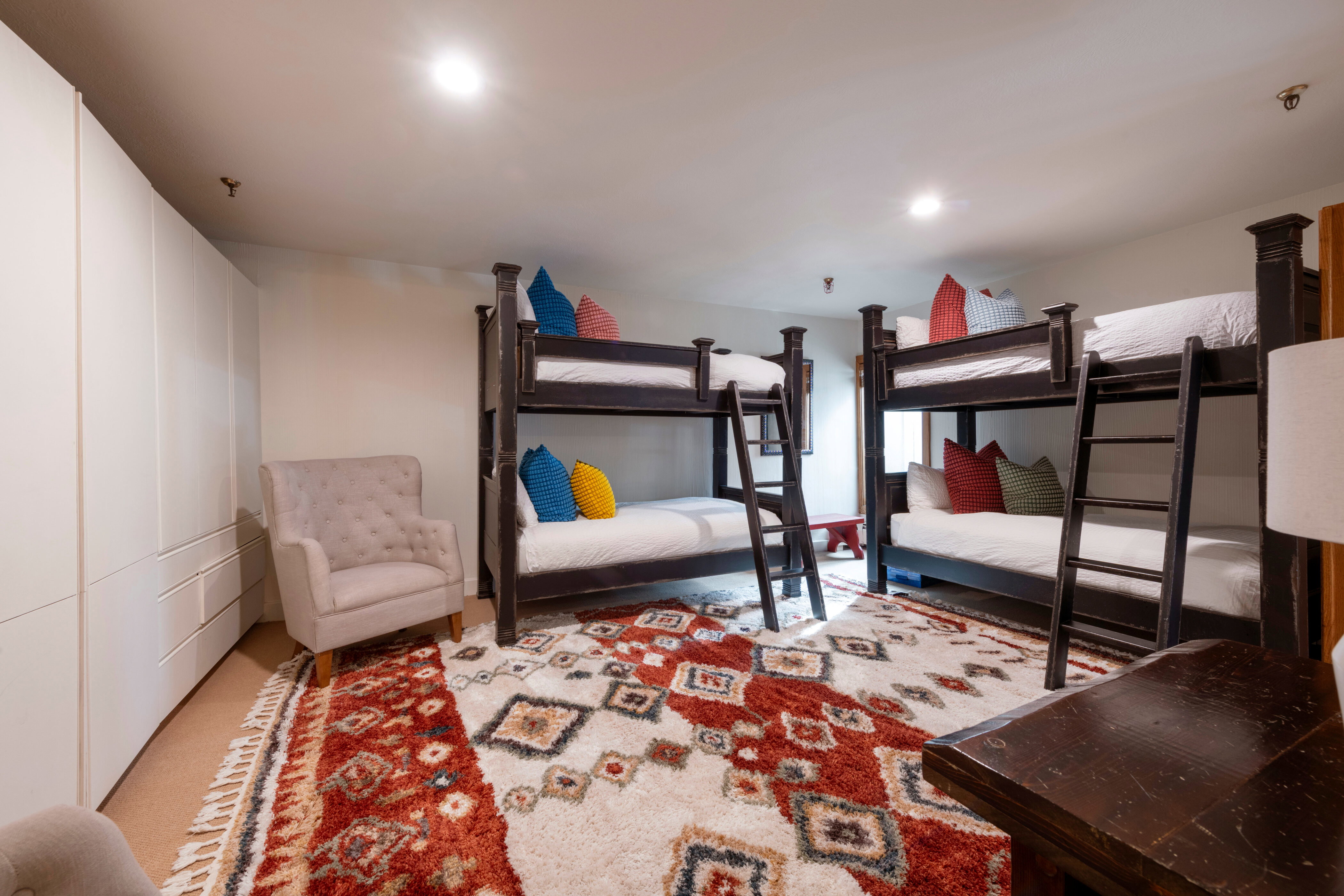 Bedroom featuring recessed lighting