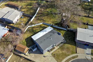 View from above of property