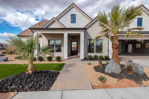 View of front of house with a porch