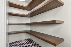 View of storage area