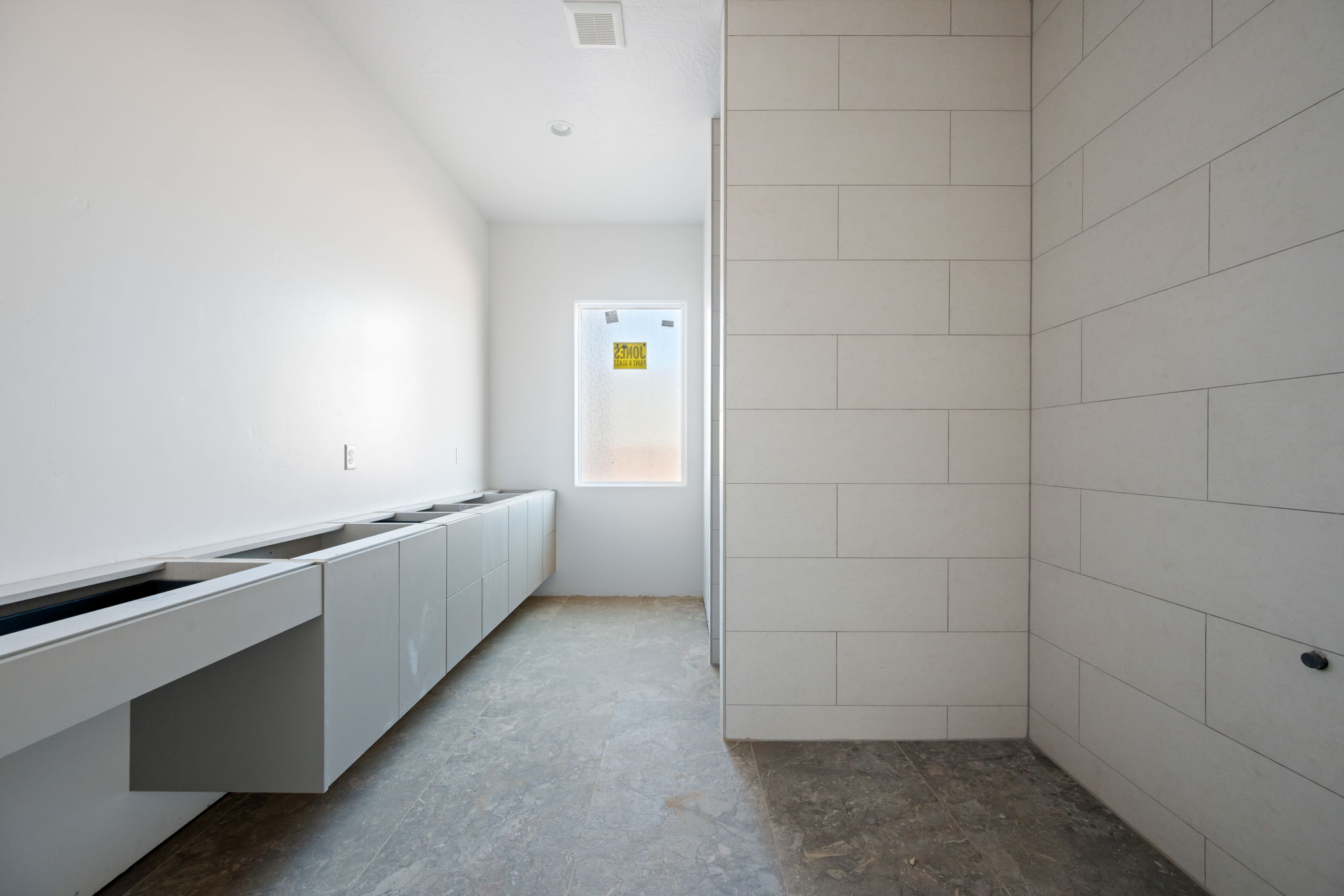 View of laundry room
