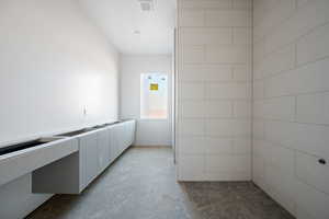 View of laundry room