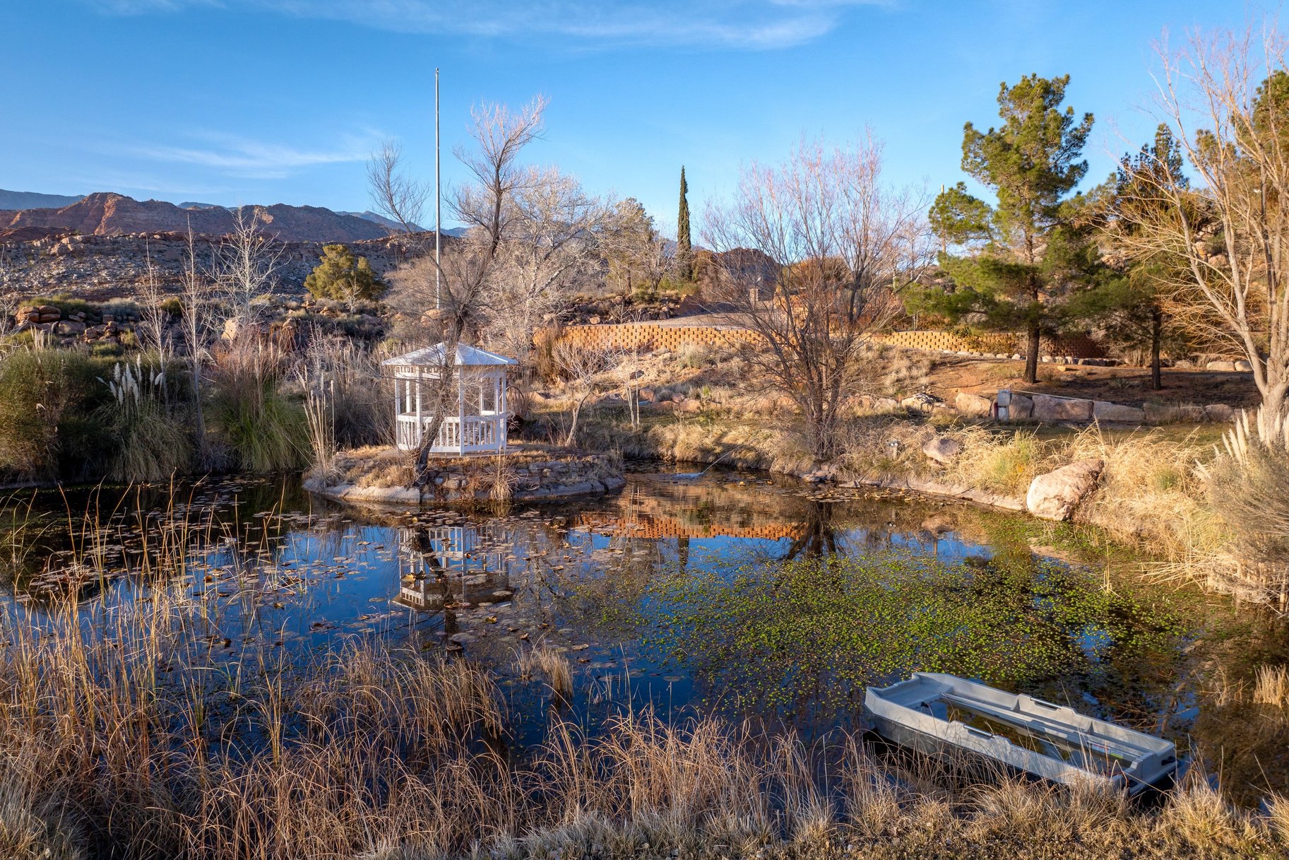 Water view featuring a mountain backdrop
