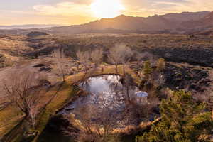 Aerial view of mountains