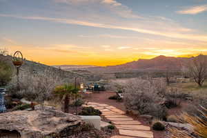 View of mountain backdrop