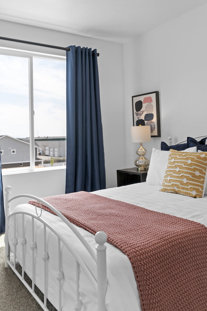 Bedroom featuring carpet flooring