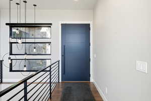 View of exterior entry