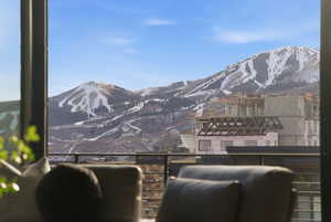 View of mountain background