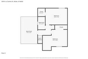 View of floor plan / room layout