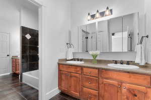 Jack and Jill bath between bedroom 4 and 5