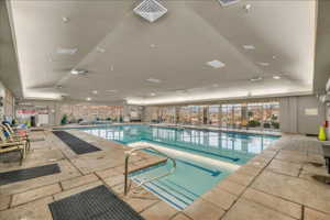 View of indoor pool