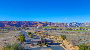 Mountain view featuring nearby suburban area