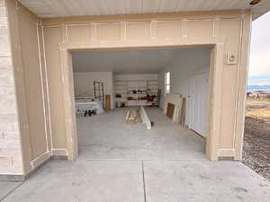 9' wide x 8' tall garage door size = 28' deep x 12' wide