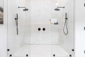 Full bathroom with a walk in shower