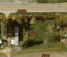 Map of property location with property boundaries highlighted