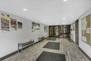 Lobby featuring recessed lighting