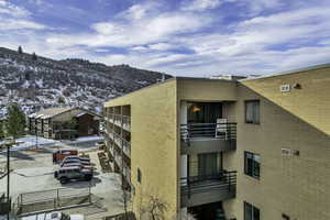 View of property featuring a mountain view