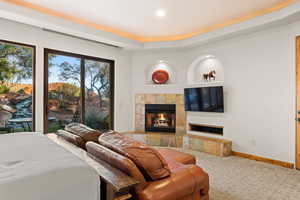 Studio side of home (Primary bedroom)