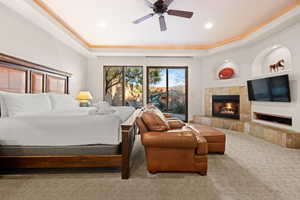 Studio side of home (Primary bedroom)