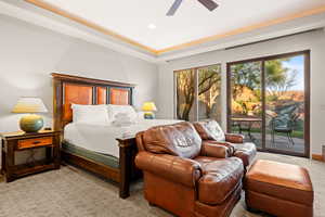 Studio side of home (Primary bedroom)