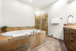 Studio side of home (Primary bath)