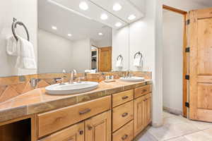 Studio side of home (Primary bath)