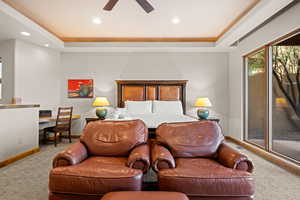 Studio side of home (Primary bedroom)