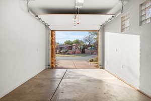 Studio side of home (single garage)