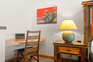 Studio side of home (Primary bedroom)