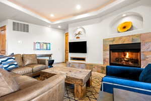 1-bedroom side of home (Family Room)