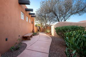 Studio side of home (entrance)