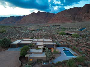 View of mountain backdrop