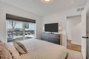 Bedroom featuring baseboards