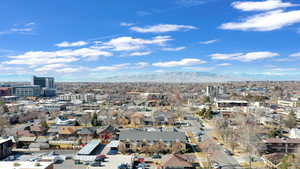 View of city featuring a mountain backdrop