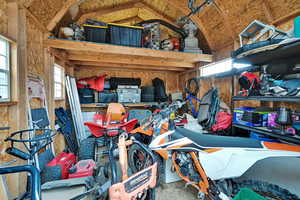 View of storage room