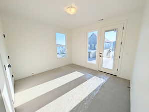 Bedroom #2 with access to balcony