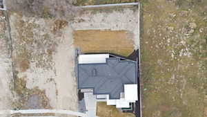 View from above of property