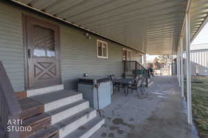 View of patio / terrace with entry steps