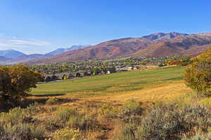 View of mountain background