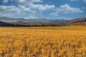 View of mountain background