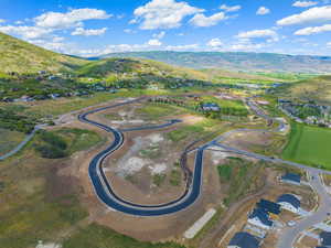 Bird's eye view of mountains