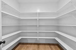 View of storage area