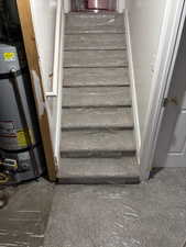 Staircase with new carpet