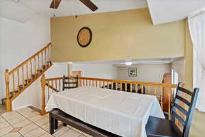 Updated kitchen showcases quartz countertops, composite granite sink (2021), and newer dishwasher & microwave (2021)