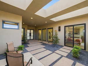 View of patio