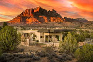 View of mountain backdrop
